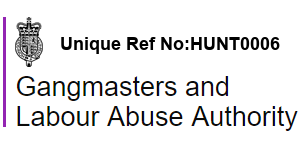 GLAA (Gangmasters and Labour Abuse Authority)